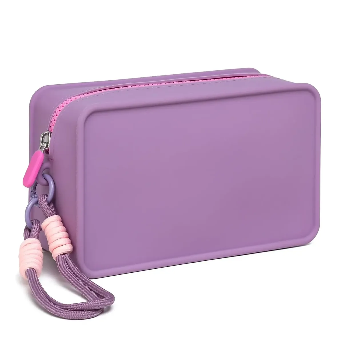 trousse de maquillage de voyage en silicone, pochette de maquillage de grande capacité, sac de rangement de maquillage de voyage, trousse de toilette étanche, cosmétique portable