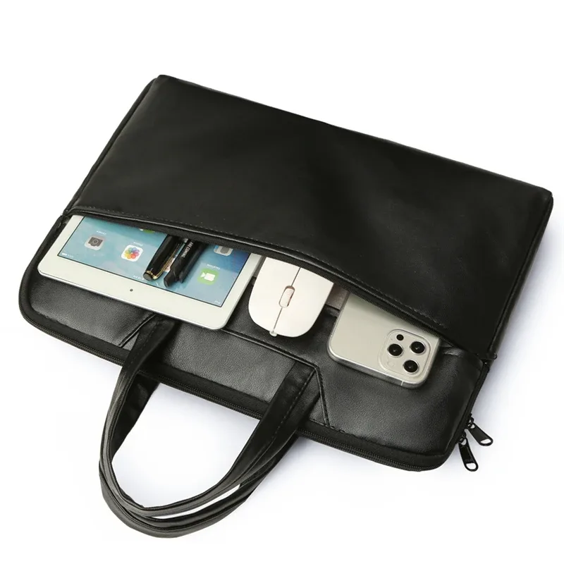 sac à main de grande capacité pour hommes, porte-documents, sac à bandoulière et sac à bandoulière réglable avec plusieurs compartiments