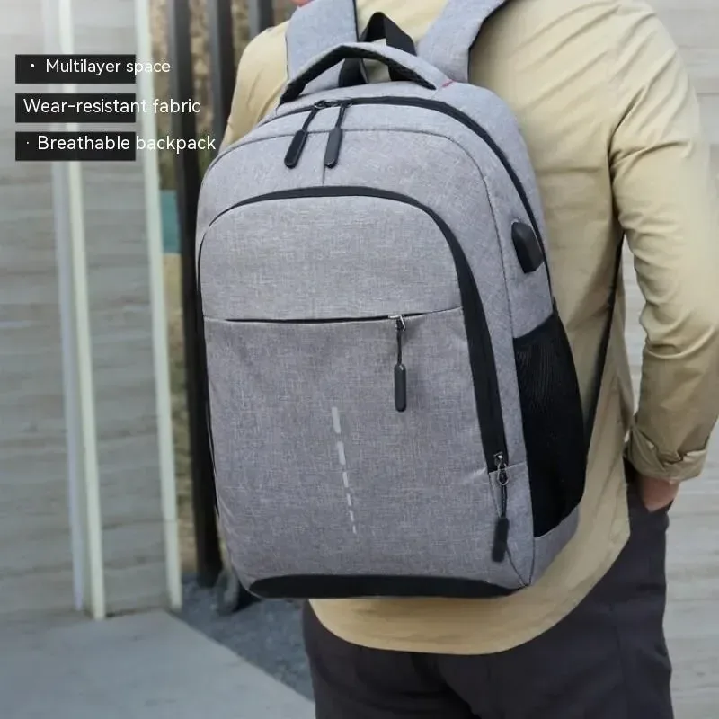 sac à dos pour hommes grande capacité simple mode voyage femme étudiant ordinateur sac voyage sac à bandoulière