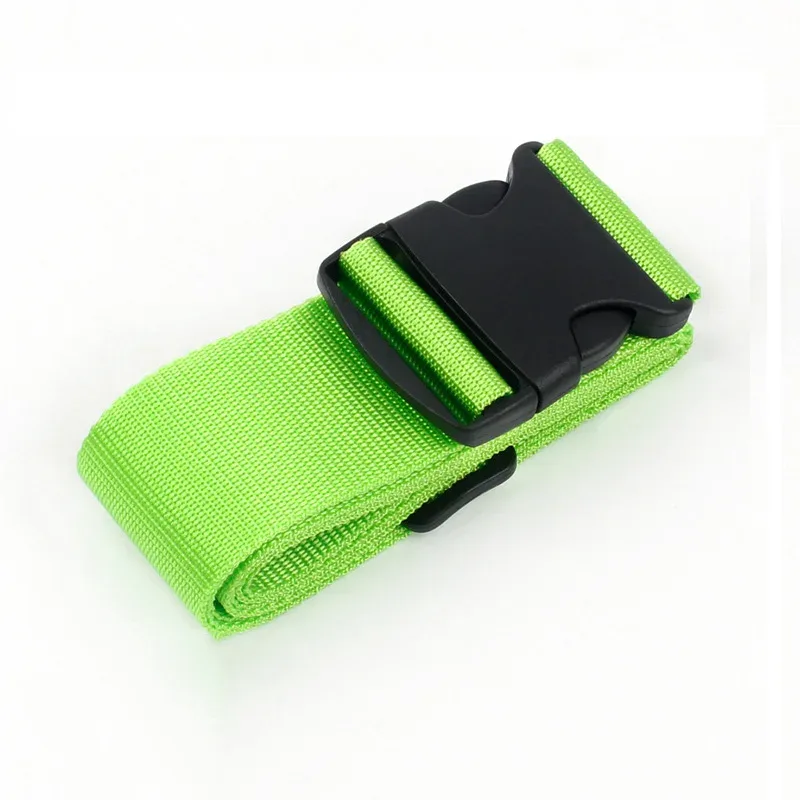 sangle de bagage réglable en polyester avec boucle à dégagement rapide, accessoire de fixation sécurisée pour valise de voyage
