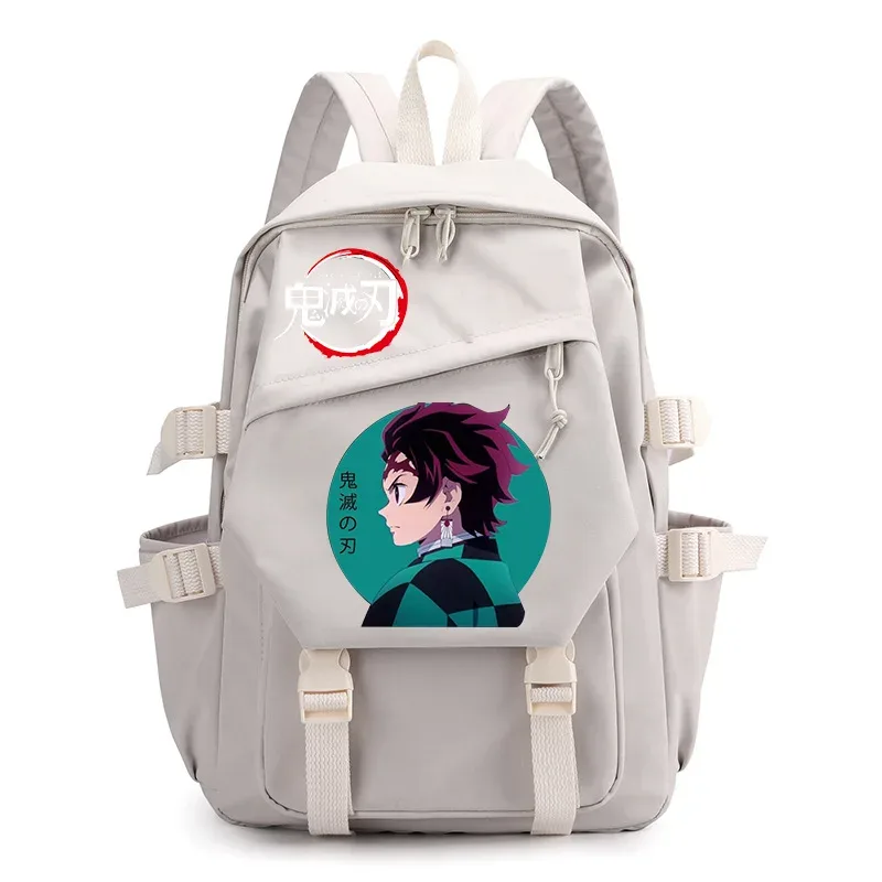 sac à dos transfrontalier amazon cartoon demon slayer pour hommes, sac d'école de voyage pour ordinateur de grande capacité pour étudiants