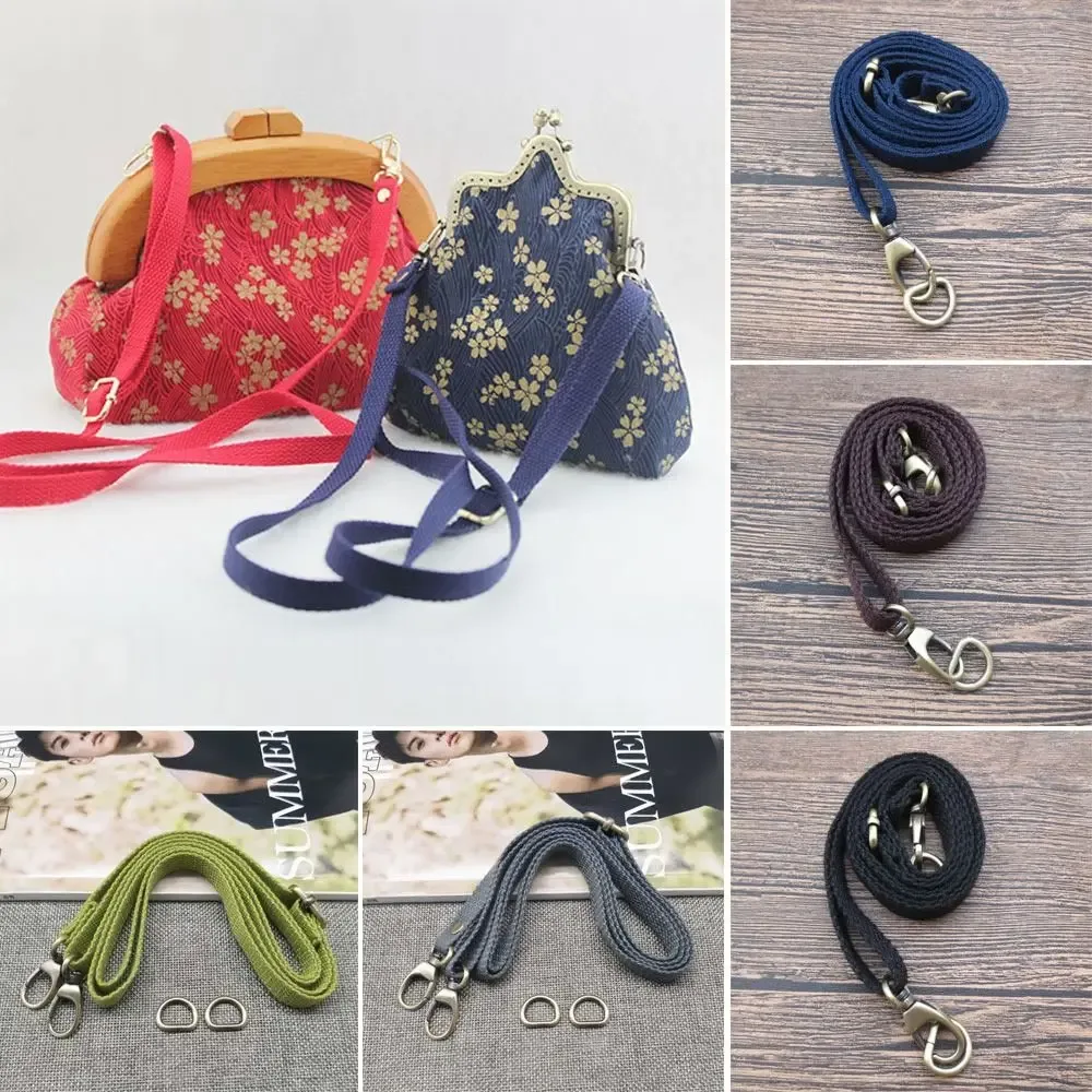 sangle de sac en toile réglable de 130 cm avec rivets renforcés pour sacs à bandoulière et sacs traversins pour femmes