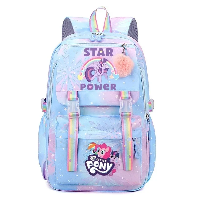 sac à dos my little pony pour femmes, garçons et filles, sac à livres, sac à dos de dessin animé kawaii pour étudiants et adolescents, mochila, cadeau d'anniversaire