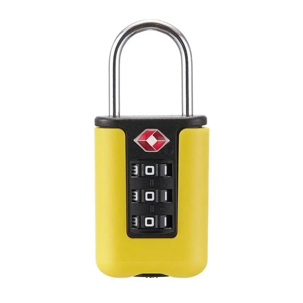 nouveau cadenas à code douanier tsa pour bagages de voyage, mot de passe, verrouillage modifiable, conception de couleur contrastée, 2024