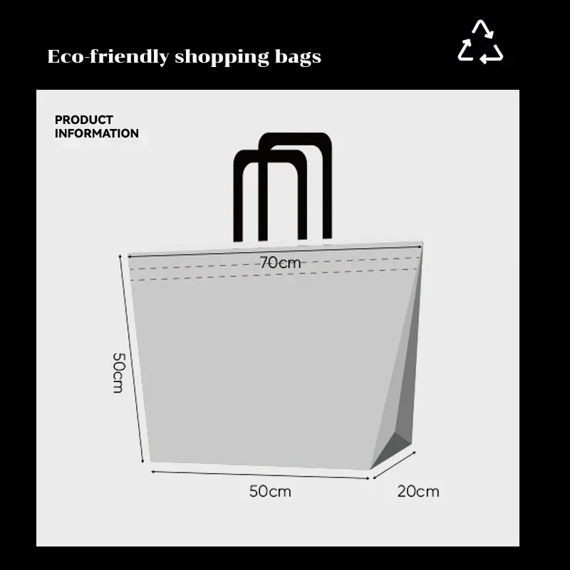sac de courses réutilisable extra large, imperméable, en tissu tissé, pour épicerie, lessive, plage, rangement, sac à bandoulière pliable pour femme, couleur argent