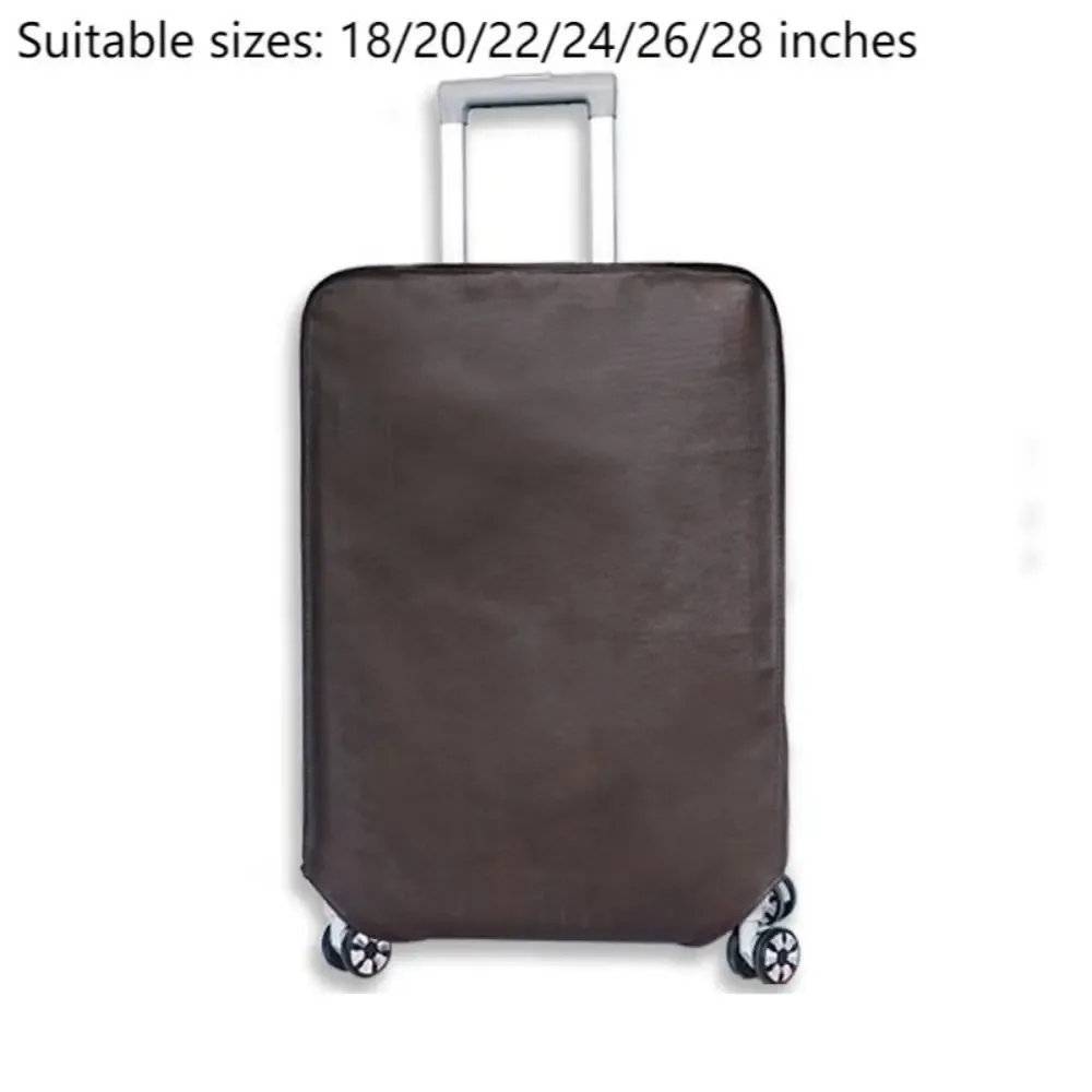housse de protection pour bagages non tissée, anti-poussière, résistante à l'usure, couleur unie, anti-rayures, pour valise à roulettes, nouvelle collection