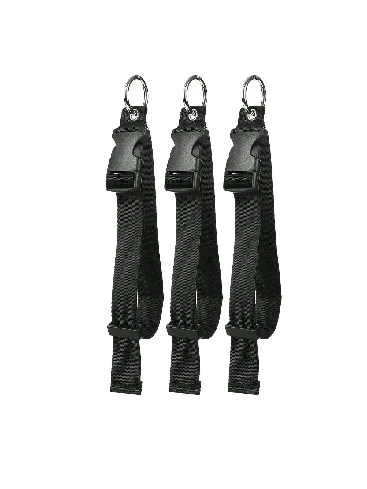 sangle de bagage portable, boucle extérieure durable, clip pour sac à dos pour hommes et femmes, étiquettes de sac cadeau de voyage indispensables pour accessoires de bagages