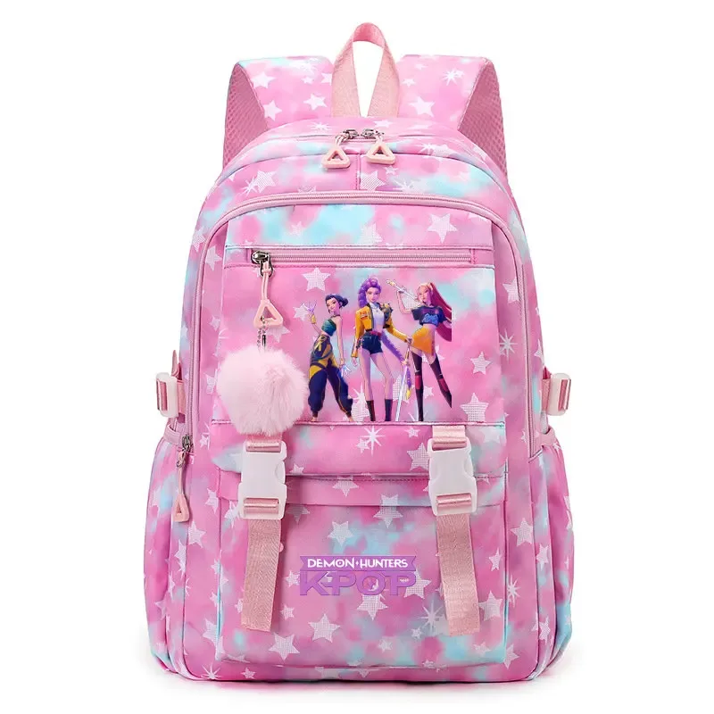 sac à dos kpop demon hunters pour étudiantes, lycéennes, collégiennes, polyvalent, adapté au quotidien et aux activités de plein air