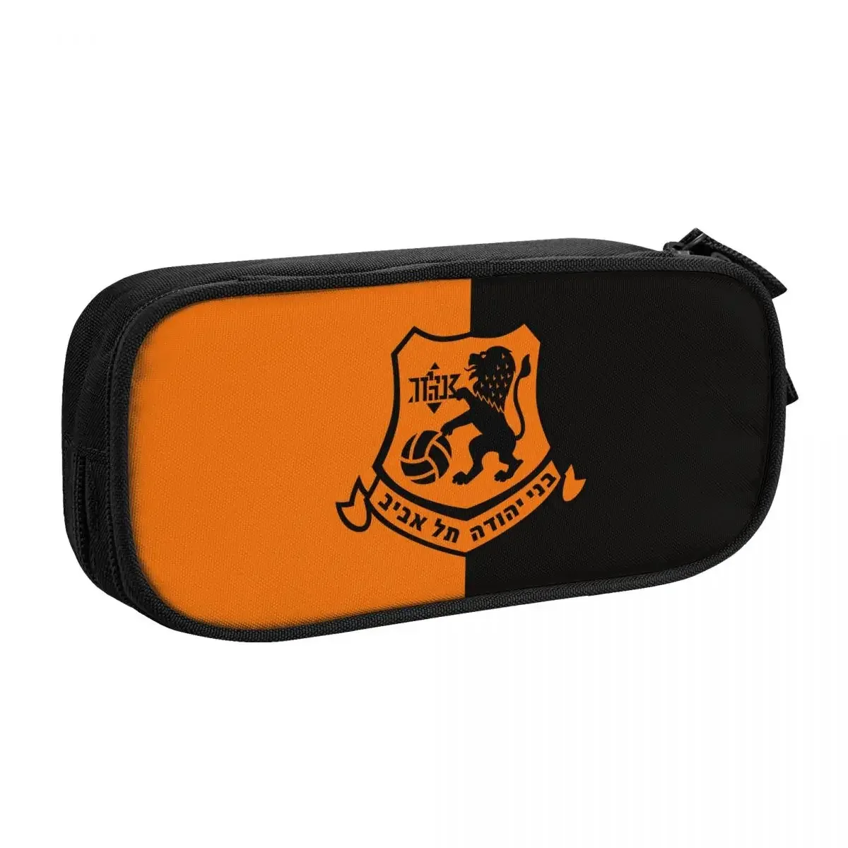 bnei yehuda tel aviv big capacity pencil pen case office college school large storage bag pouch holder box organizer