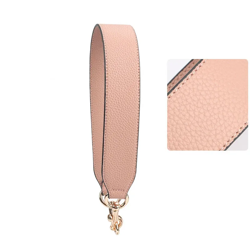 xmessun – sac à bandoulière tendance pour femmes, bretelles pour les mains, bretelles en cuir véritable, larges bretelles, accessoires à sangle courte, nouvelle collection