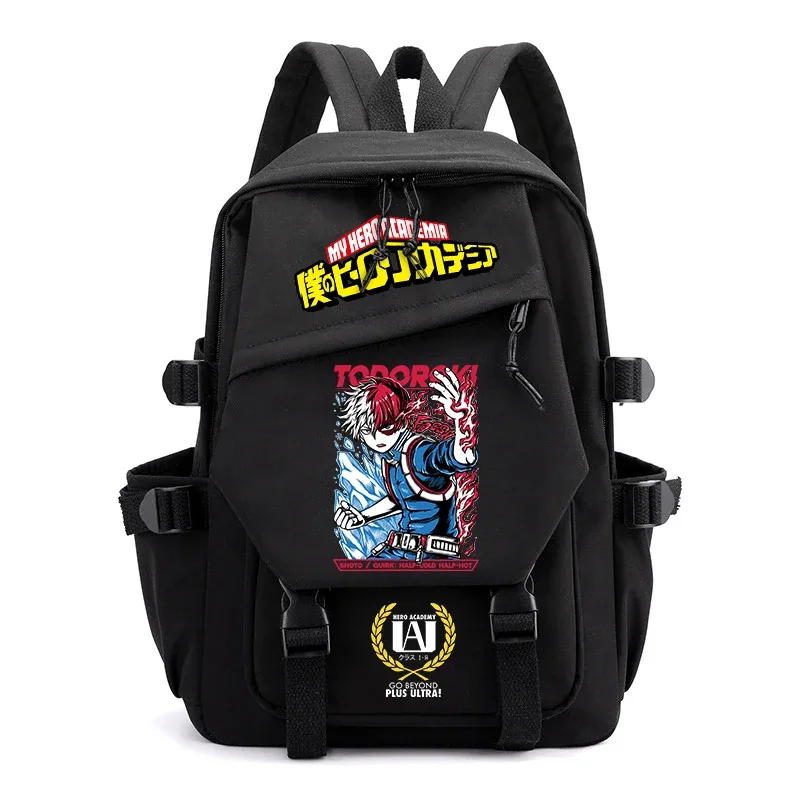 petit sac à dos my hero academia anime pour filles, sac à dos léger et décontracté pour étudiants, sac à dos de voyage pour l'école