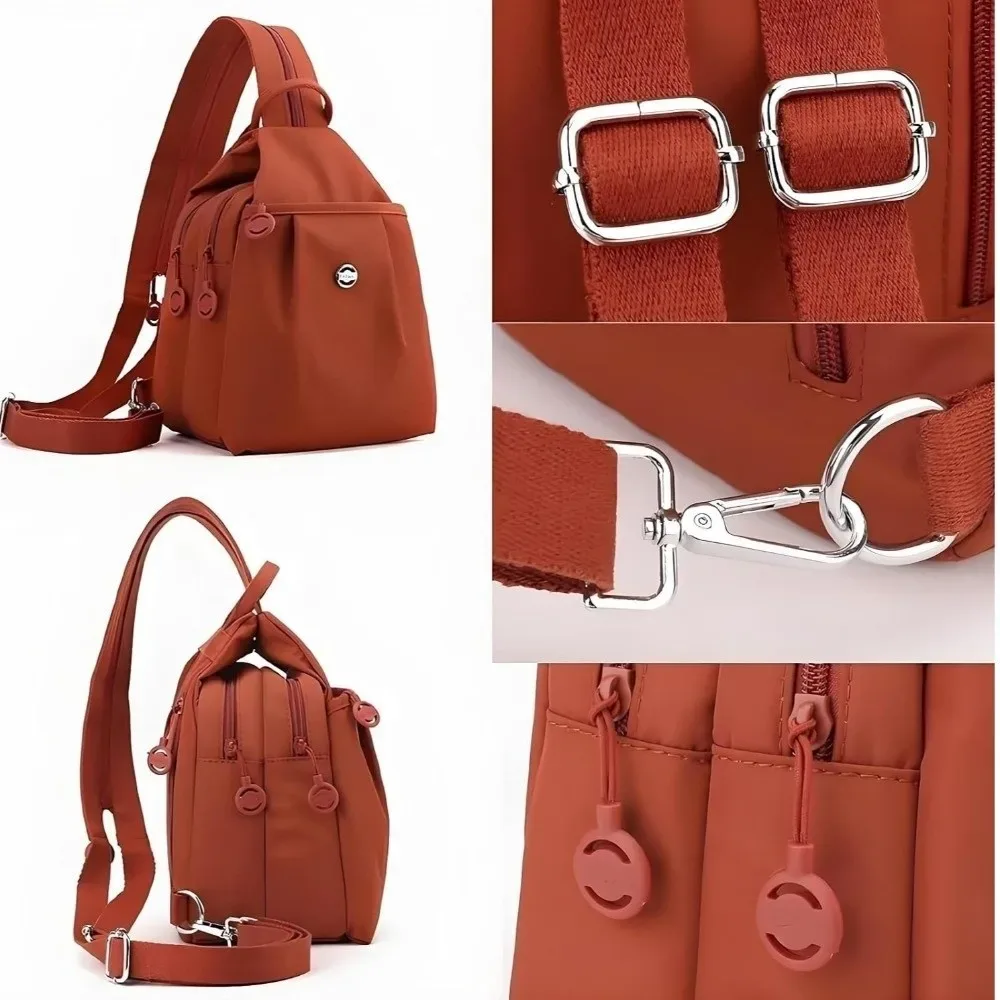 nouveau sac à dos en tissu oxford, multi-couches, grande capacité, sacs de poitrine, sac de voyage imperméable multi-usages, unisexe