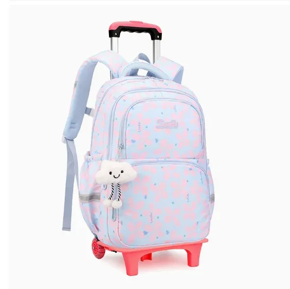sacs à roulettes pour enfants d'école primaire, sacs à dos à roulettes pour filles, sacs à roulettes pour collégiennes, bagages à roulettes
