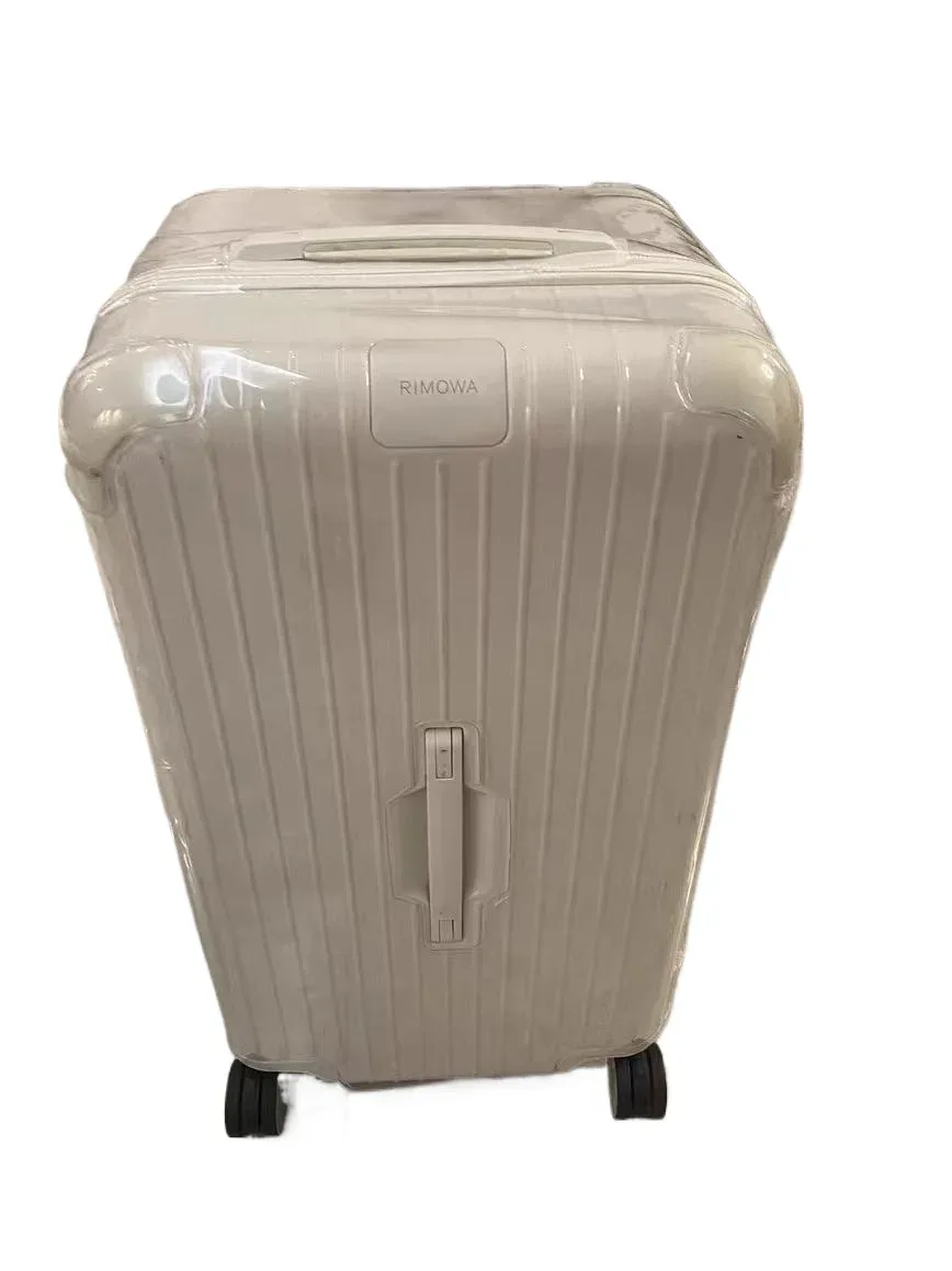 housse de bagage adaptée au coffre essentiel rimowa plus, housses de valise transparentes anti-poussière, accessoires de voyage en pvc d'épaisseur de 33 pouces