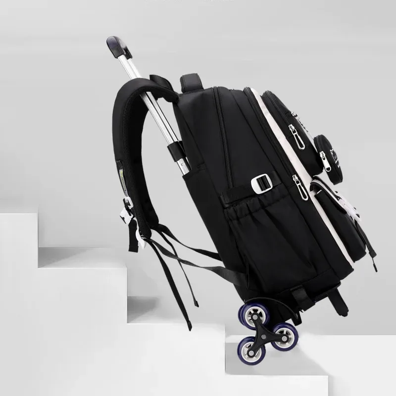 sac à dos d'école pour enfants sac à roulettes sac à dos pour étudiants sac de livre sac d'école roulant pour filles sac à dos à roulettes pour enfants