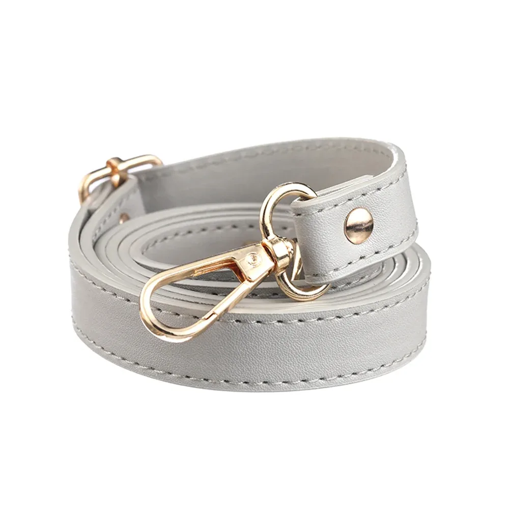 ceinture réglable double couche pour femme, sangles de sac à bandoulière, poignées de remplacement amovibles, cuir pu, environnement de sac à main avec structure dorée, 138cm