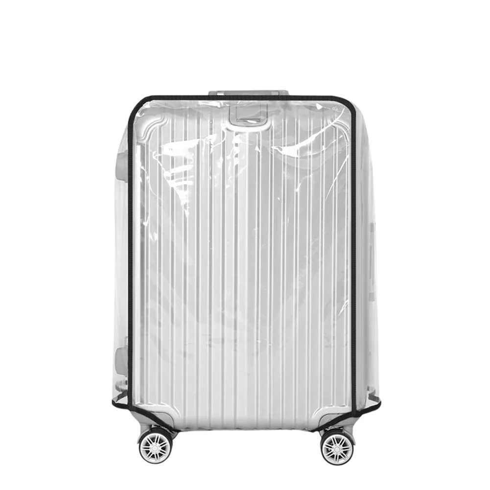 housse de protection transparente pour valise de 18 à 30 pouces, protection transparente pour bagages de voyage, accessoires de voyage en pvc imperméables pour valises à roulettes