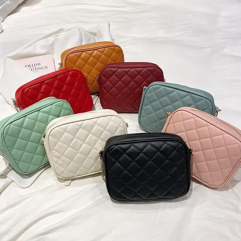 Sac à bandoulière pour femme en cuir PU, style Lingge, avec accessoires à pompons, pour usage quotidien, sac messager et sac bandoulière pour filles