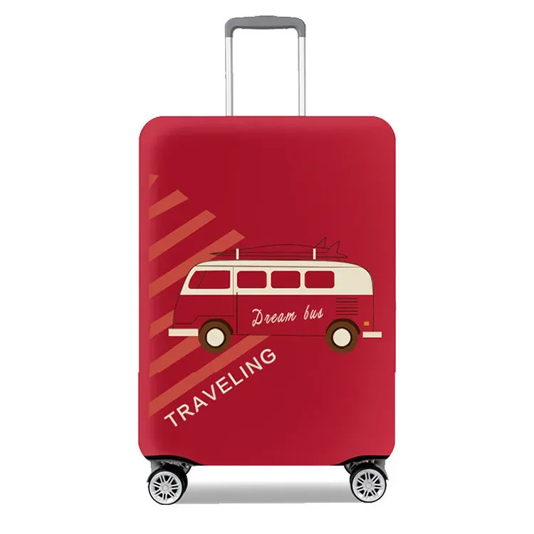 optics-juste de protection élastique pour bagages, housses de valise, fermeture éclair trempée, housses de valise à roulettes, accessoires de voyage, 18 "-32"
