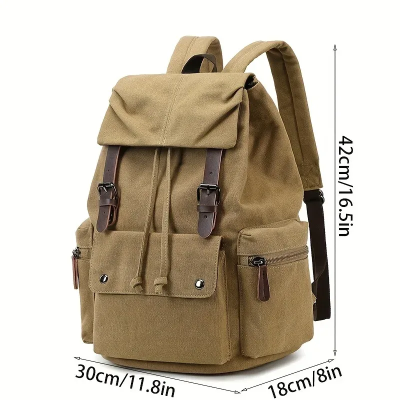 nouveau sac à dos en toile, sacs d'ordinateur de grande capacité version coréenne élégante, sac à dos de voyage de style collégial pour hommes et femmes