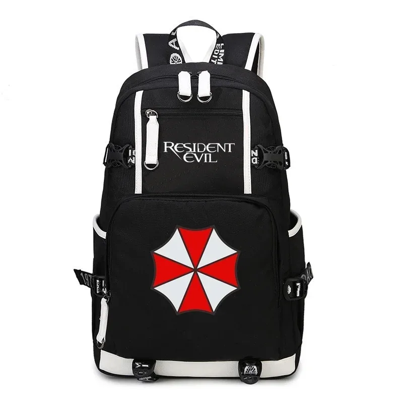 r-resident evil u-umbrellas sac à dos d'impression pour hommes et femmes, sac d'ordinateur pour étudiants, sacs de voyage, offre spéciale