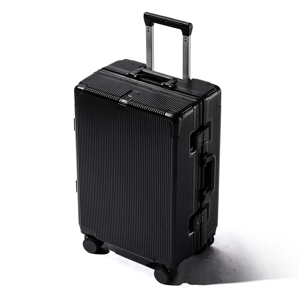 valise de voyage multifonctionnelle 16 "/20"/22 "/24"/26 "/28", bagages roulants à la mode, cadre en aluminium, boîtier de chariot avec roues d'embarquement