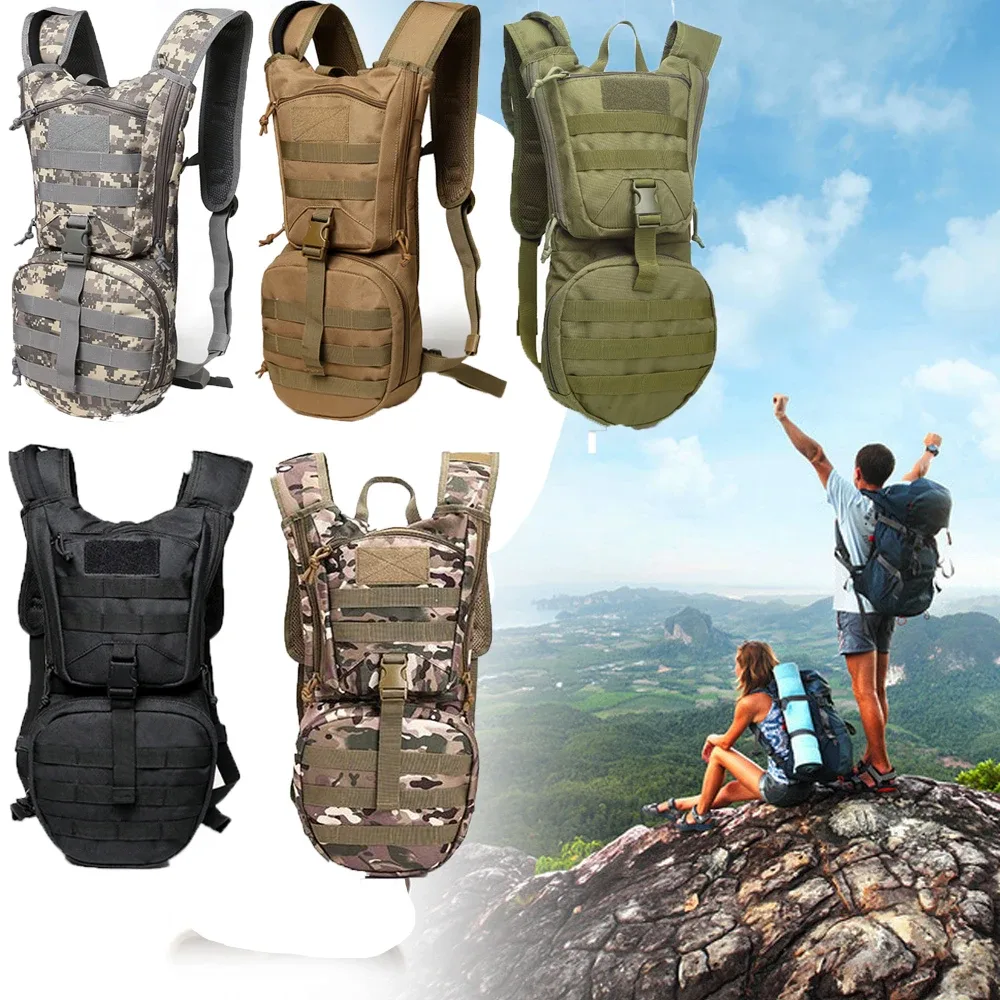 Sac à dos imperméable pour cyclisme, sacoche tactique militaire pour sports de plein air, randonnée, vtt, hydratation