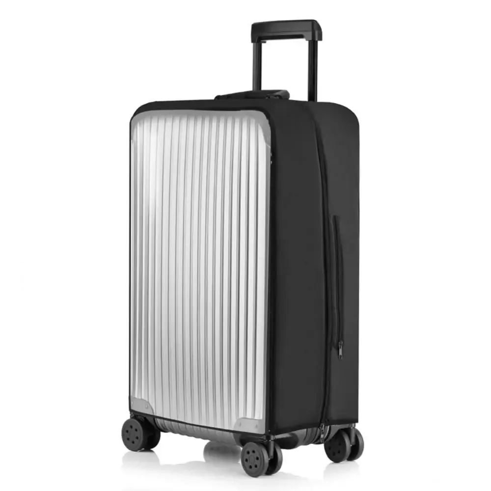 Nouvelle housse de valise transparente en PVC, imperméable, sans démontage requis, housse de voyage, housse de protection de bagages transparente et élastique