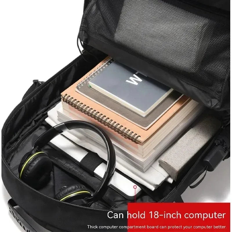 grand sac à dos de voyage étanche pour homme, compartiment à chaussures séparé, sac à dos d'affaires, sports de plein air, sacs à dos de rangement pour homme, 50l, 80l