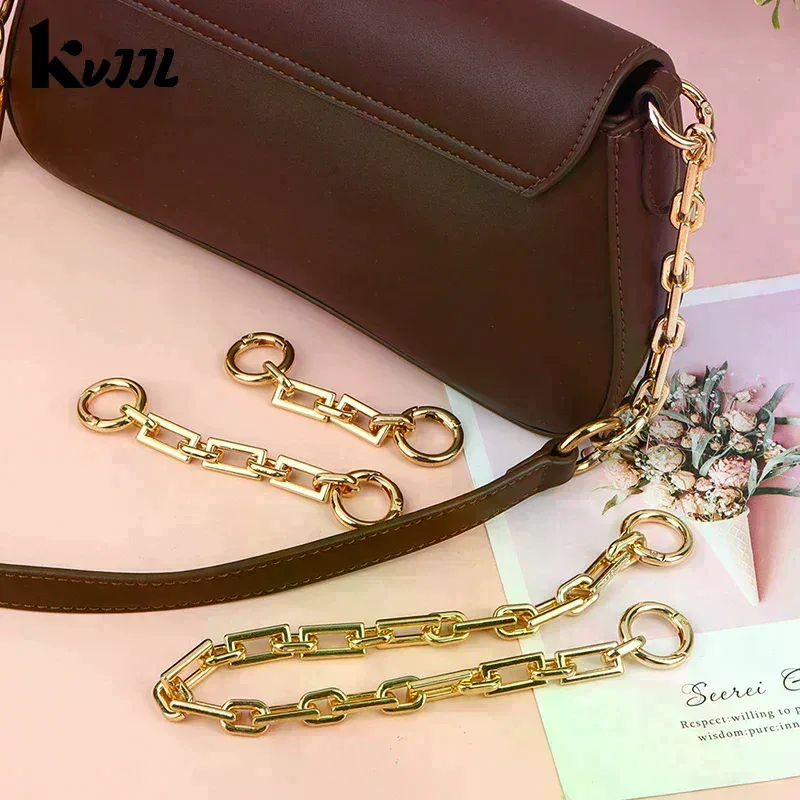 Chaîne d'extension pour sac, chaîne de sac à bandoulière, sangle de sac à main, boucle de suspension, breloques de chaîne de remplacement DIY, accessoires pour sac à bandoulière