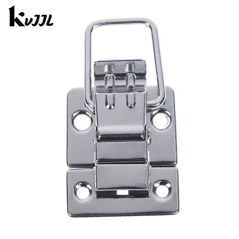 loquet à bascule chromé en acier inoxydable de haute qualité, 2 pièces, pour boîte de poitrine, valise, fermoir à outils