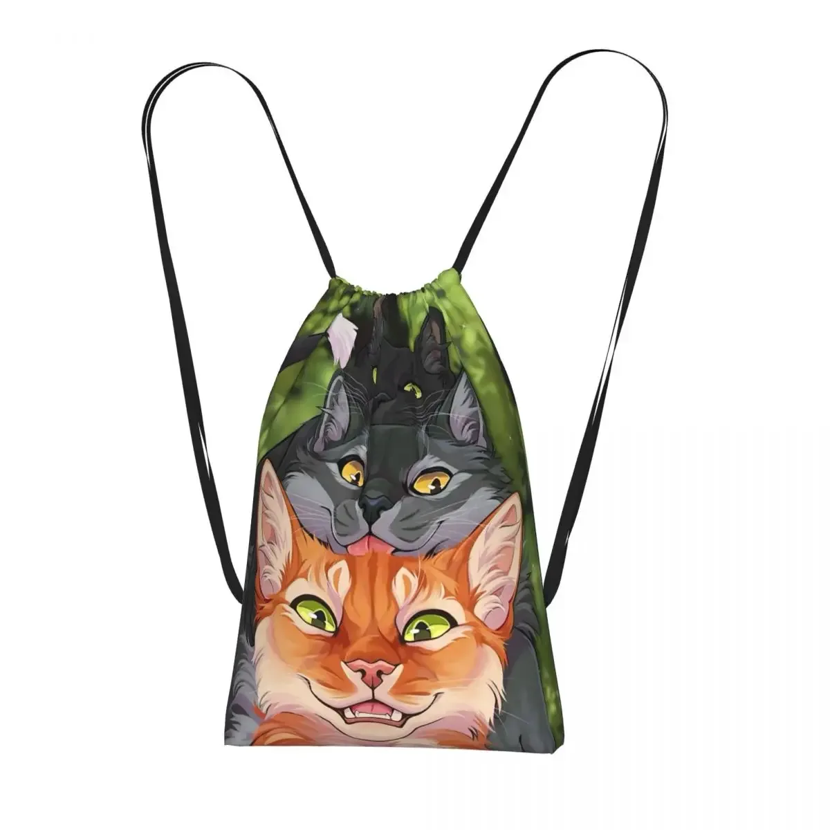 sacs à dos warrior cats, sacs multifonctions à cordon, sacs pour articles divers, sacs à livres pour les voyages et l'école