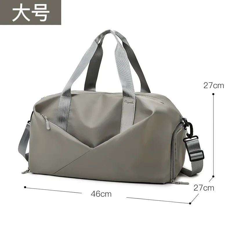 sac de sport personnalisé avec logo pour enfants, femmes, hommes – sac de voyage étanche pour vêtements secs et mouillés, sac à main, sac de natation, sac de week-end, sac d'entraînement de fitness – impression photo et nom