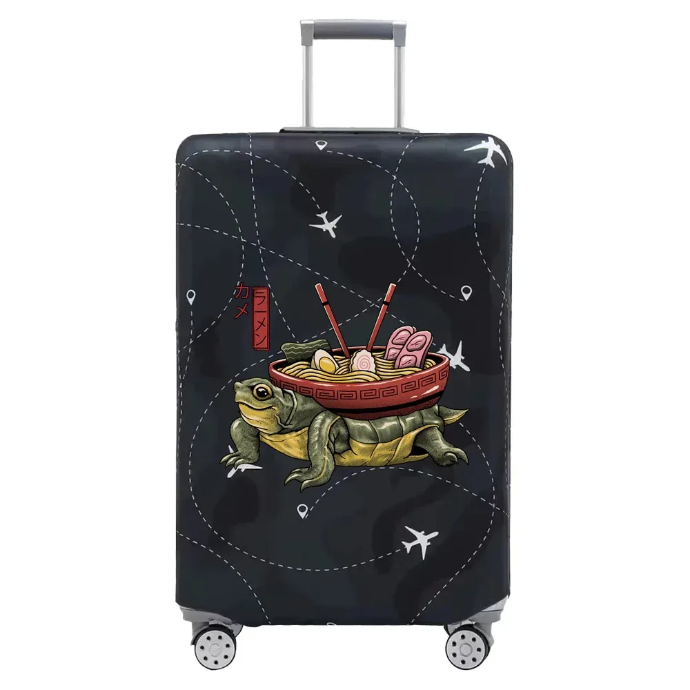couvertures de bagages de voyage, housse de protection, housses de valise anti-poussière commandées, série d'impression de dessin animé, accessoires de voyage for18-32inch