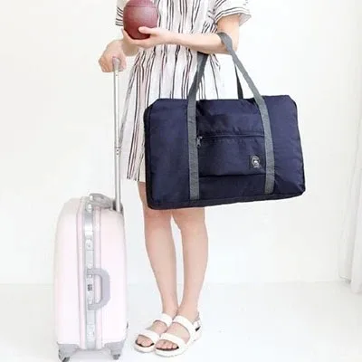 sacs de voyage pliables en nylon, sac de grande capacité, sacs à main imperméables pour femmes et hommes, rangement de voyage, organisateur d'emballage de vêtements
