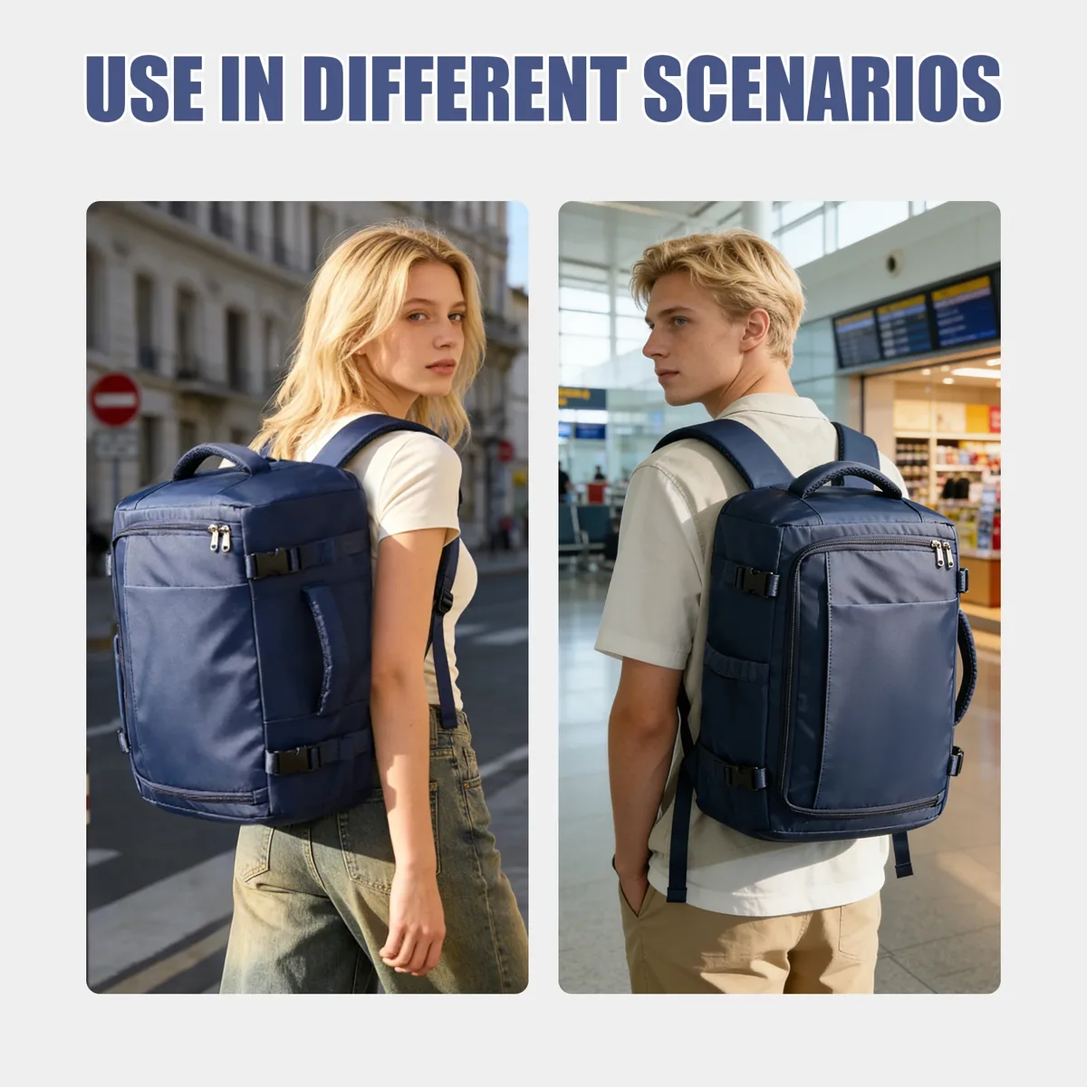 bagage cabine ryanair 40x30x20, sac sous siège, nouveau sac à dos de voyage easyjet pour hommes et femmes, sac d'école, sacoche pour ordinateur portable 15,6 pouces