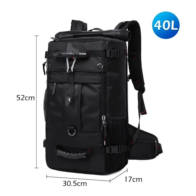 sac à dos de rangement bange 40/50l, sac de voyage robuste, sac à dos tactique, sac à dos de trekking, sac à dos de randonnée, sac à dos de camping