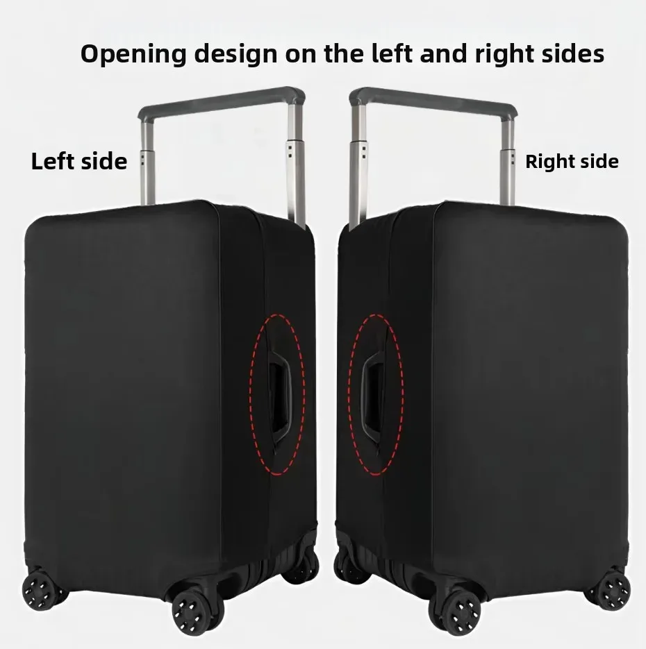 housse de bagage de voyage sportive épaissie pour tige de traction large, housse de protection spécialisée anti-poussière pour valise et étui en cuir