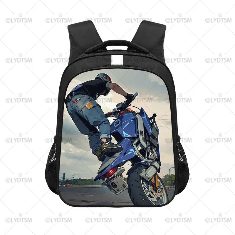 sac à dos de moto cool pour hommes et femmes, sac à dos, sac à dos pour voyage, moto, vélo, adolescent, sacs d'école, cartable