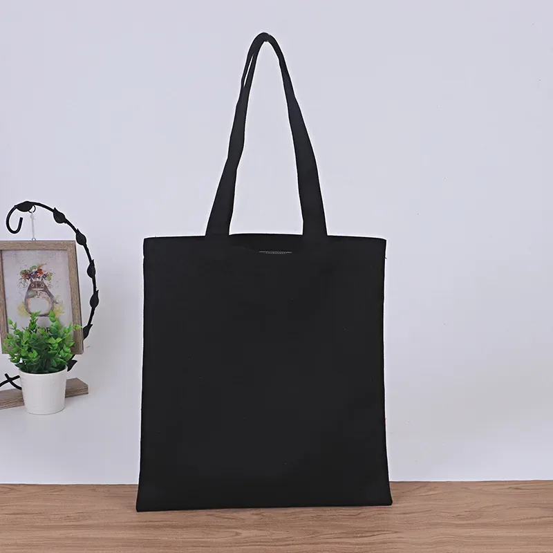 sac de shopping personnalisé, sac fourre-tout en toile avec logo, vente en gros en vrac, 100 pièces/lot, sac en coton réutilisable