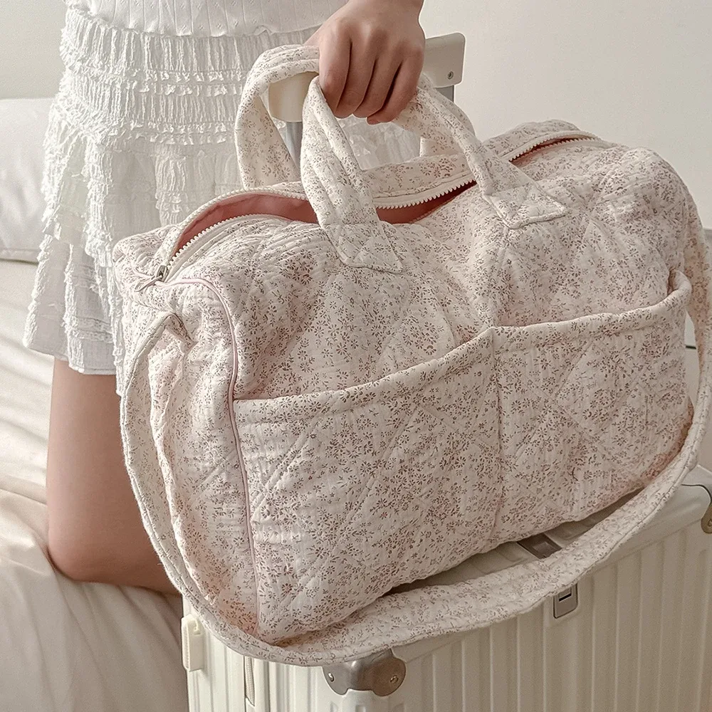Sacs de voyage tendance, sacs à main grande capacité, sacs à bandoulière pour hommes et femmes, sacs fourre-tout d'extérieur, valises et sacs de voyage à motif floral