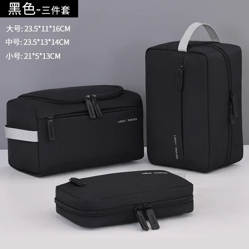 sac de rangement cosmétique imperméable léger de grande capacité avec compartiments, pochette de toilette pliable pour maquillage