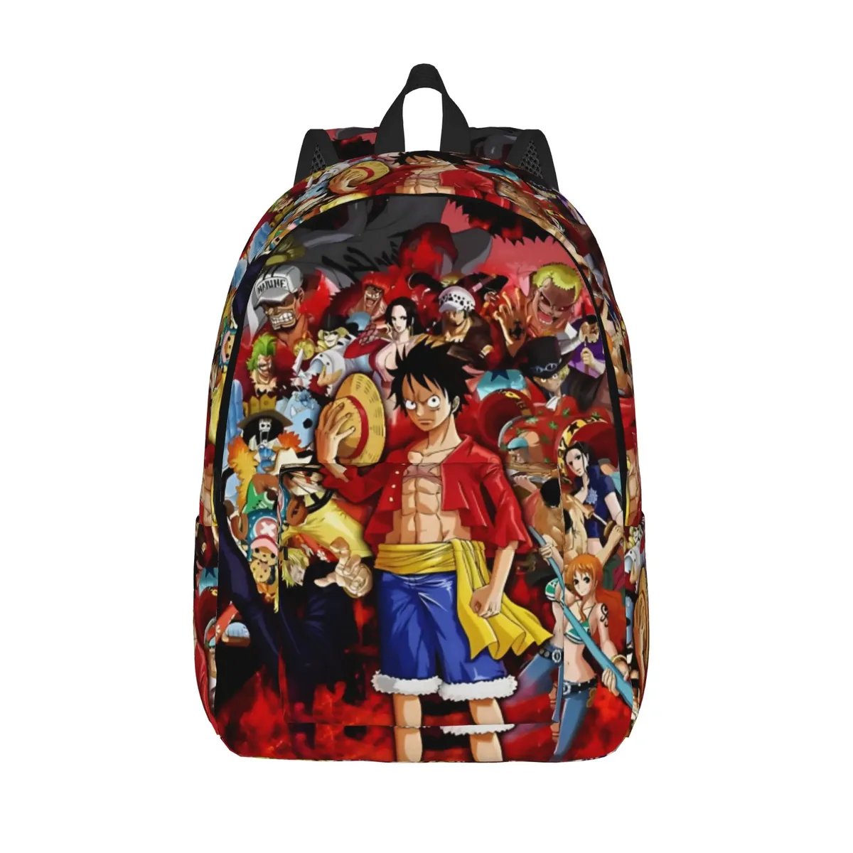 sac à dos décontracté luffy one piece pour le sport, le lycée, les affaires, sac à dos de jour pour hommes et femmes, sac à bandoulière pour ordinateur portable