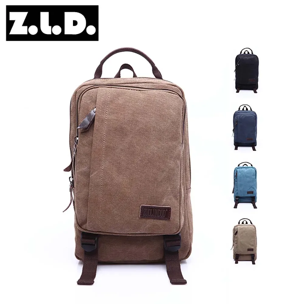 sac à dos carré pour hommes, sac à double épaule, paquet en toile, de haute qualité, pratique, résistant à l'usure, étanche, petite taille