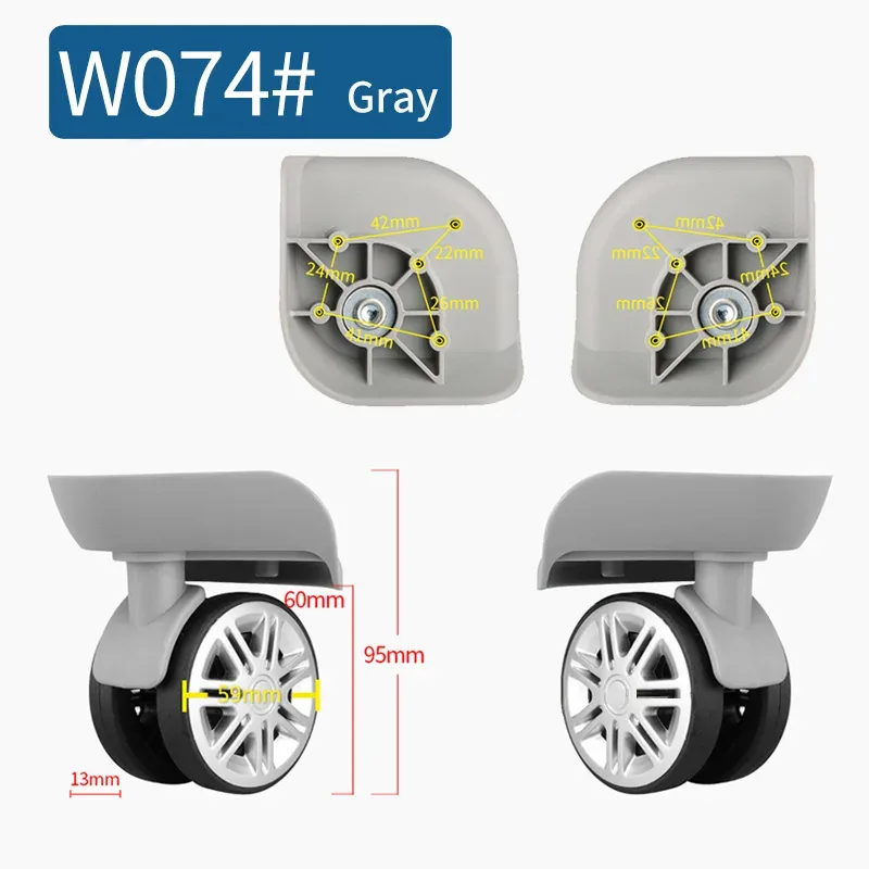 valise fixation rétractable et mécanisme d'attache de sécurité roulettes remplacement boîtier de chariot roue muette roue universelle valise roulette accessoires valise roulette