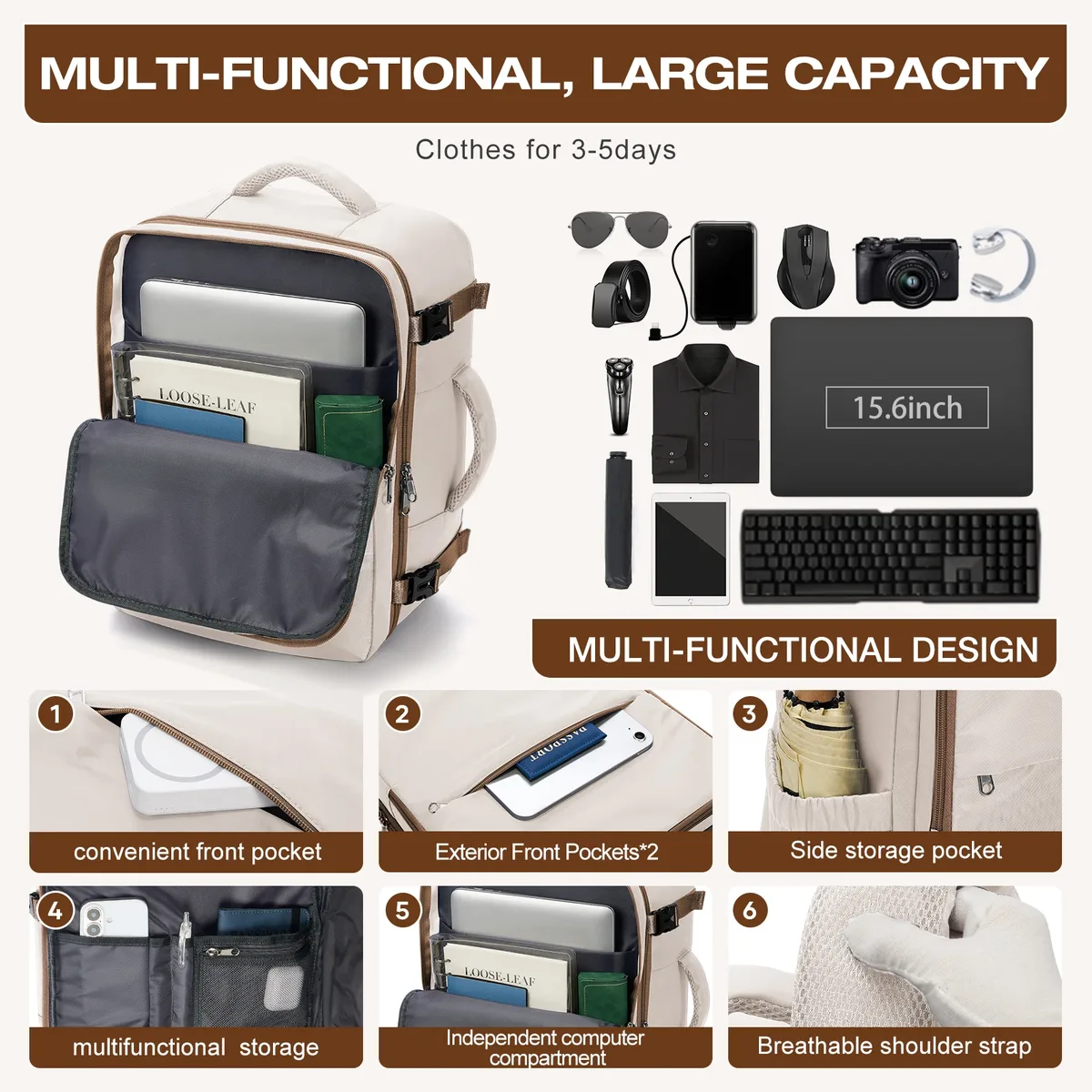 sac à dos de voyage pour femmes, sac à dos sous vide avec pompe manuelle, bagage à main ryanair 40x30x20, sacs pour hommes, grand sac de travail pour ordinateur portable
