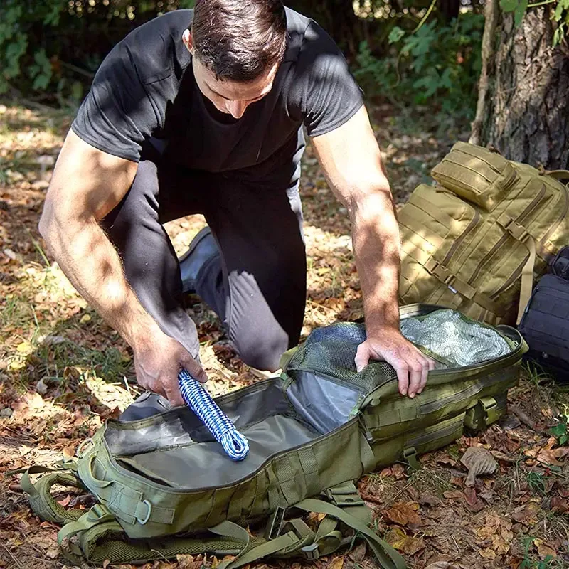 50l sac à dos tactique hommes voyage grande capacité sacs à dos hommes étanche sports de plein air sacs multifonctionnels