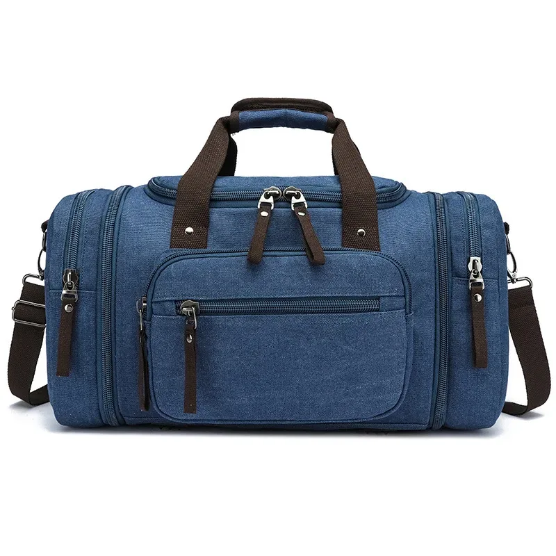 sac à bagages transfrontalier de grande capacité de style coréen, sac de voyage décontracté à la mode, sac de voyage à bandoulière d'extérieur tendance
