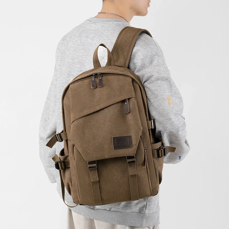 sac à dos de voyage de grande capacité pour hommes, adapté à différents groupes de personnes, longueur de bandoulière réglable, multi-compartiments