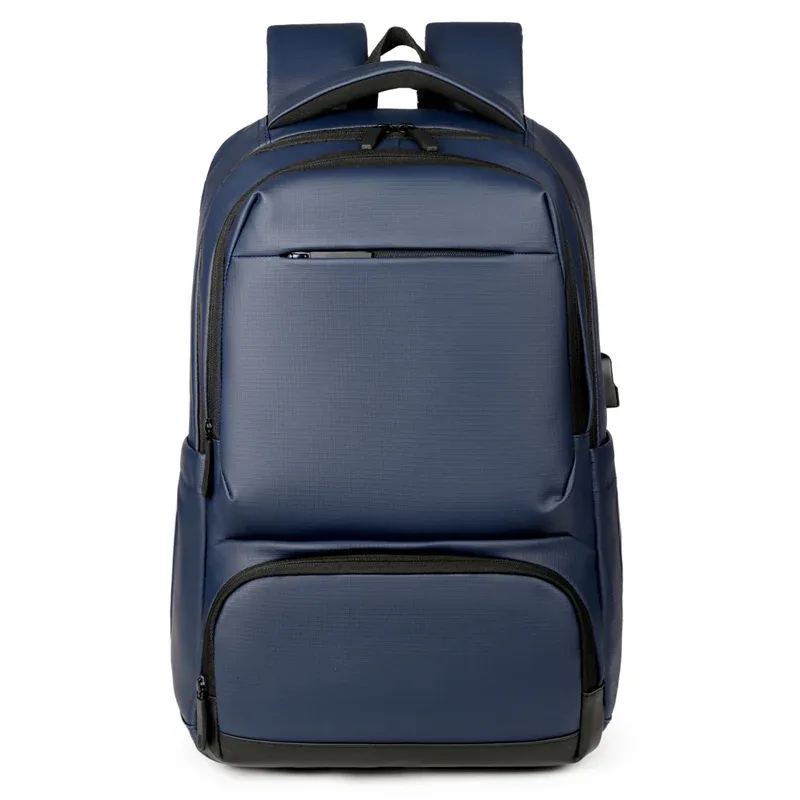sac à dos d'affaires imperméable pour hommes, disponible en plusieurs couleurs, sac à dos de grande capacité pour les trajets quotidiens, peut accueillir des sacs pour ordinateur portable de 14 pouces